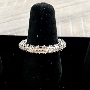 Vintage Estate eternity diamond ring